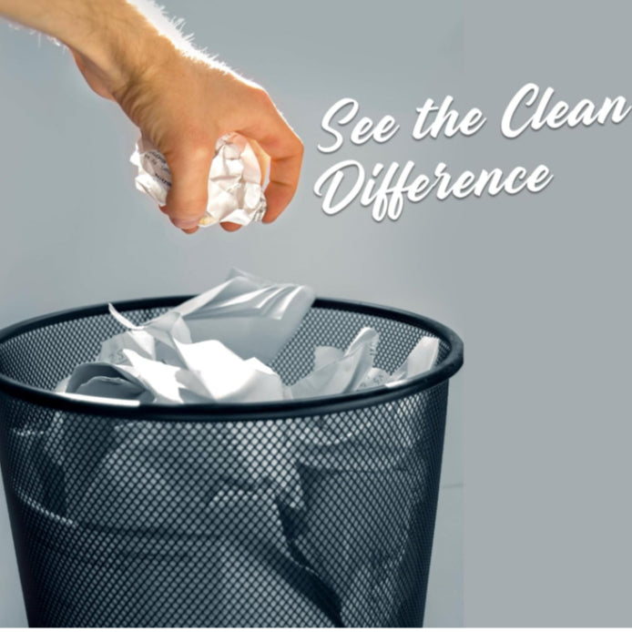 Metal Mesh Trash Can