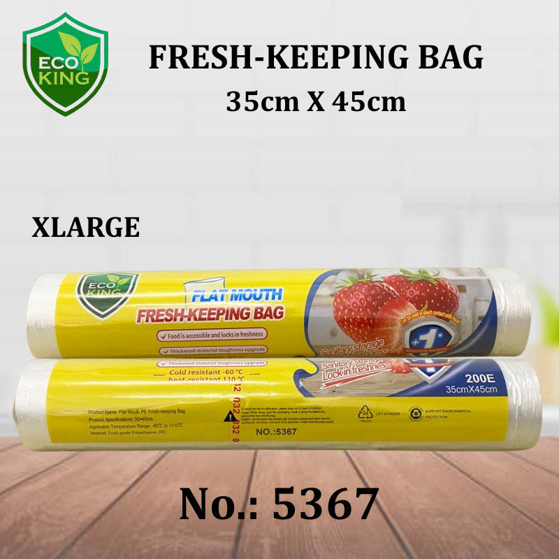 Eco King Multipurpose Fresh Keeping Bags Reusable Food Storage Bags Kitchen & Refrigerator Organizer