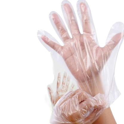 Eco King Polyethylene Plastic Disposable Gloves High Quality Food Grade Garden Kitchen Cooking