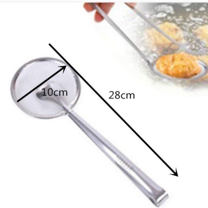 BX-69 Food Clip Snack Fryer Strainer BBQ Buffet Serving Tongs Fried Tong Frying Mesh Colander