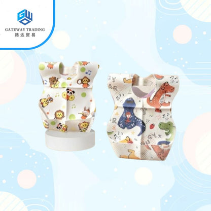 20Pcs DBY Disposable Baby Bibs Waterproof Wash-Free Feeding Bibs Anti-Dirt Baby Bib