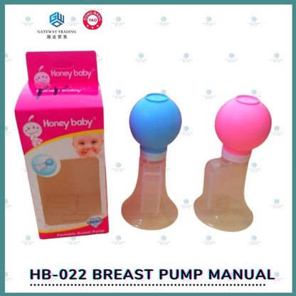 (HB-0022) Honey Baby Manual Breast Pump