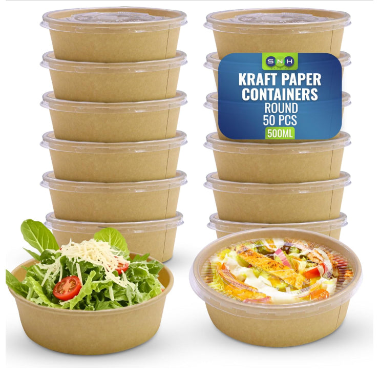 Kraft Paper Round Eco King 25Pcs Thick Durable Eco Friendly Packaging Paper Recyclable Strong Tear Resistant Ideal for Wrapping Crafts