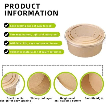 Kraft Paper Round Eco King 25Pcs Thick Durable Eco Friendly Packaging Paper Recyclable Strong Tear Resistant Ideal for Wrapping Crafts