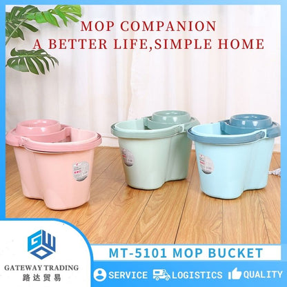 MT 5103 Plastic Bucket Pulley Mop Bucket Mop Bucket