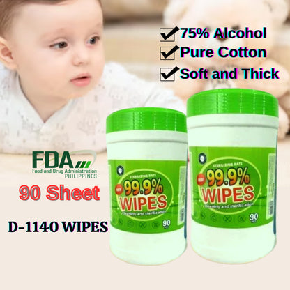 DBY Cleansing & Sterilizing Tub Wipes