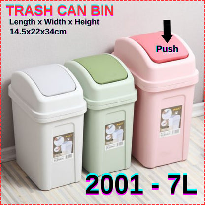 Plastic Trash Can Bin