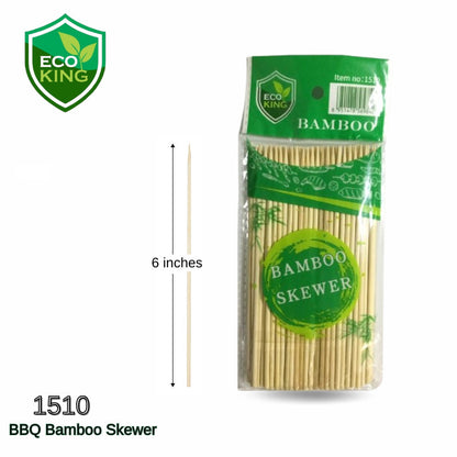 Eco King Barbeque Bamboo Sticks Disposable Barbecue Fruit Wood Sticks Barbecue Party Bundle