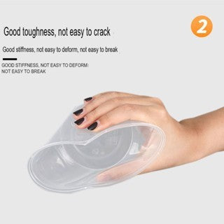 10PCS Eco King Round Disposable Microwavable Food Container Circle Plastic Food Packaging Materials