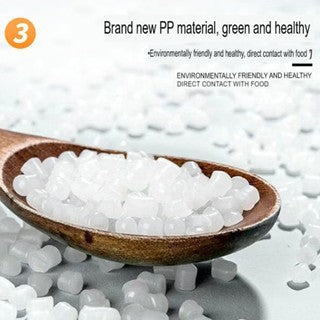 10PCS Eco King Round Disposable Microwavable Food Container Circle Plastic Food Packaging Materials