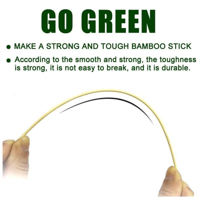 Eco King Barbeque Bamboo Sticks Disposable Barbecue Fruit Wood Sticks Barbecue Party Bundle