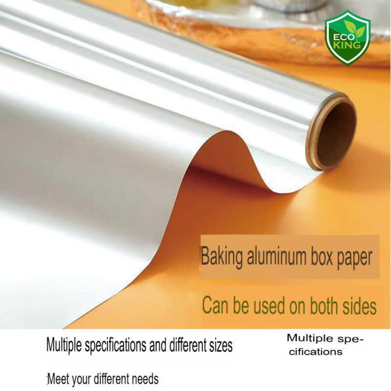 Eco King Aluminum Foil Food Wrap Multipurpose Barbecue Wrap For Baking, Cooking & Food Preservation