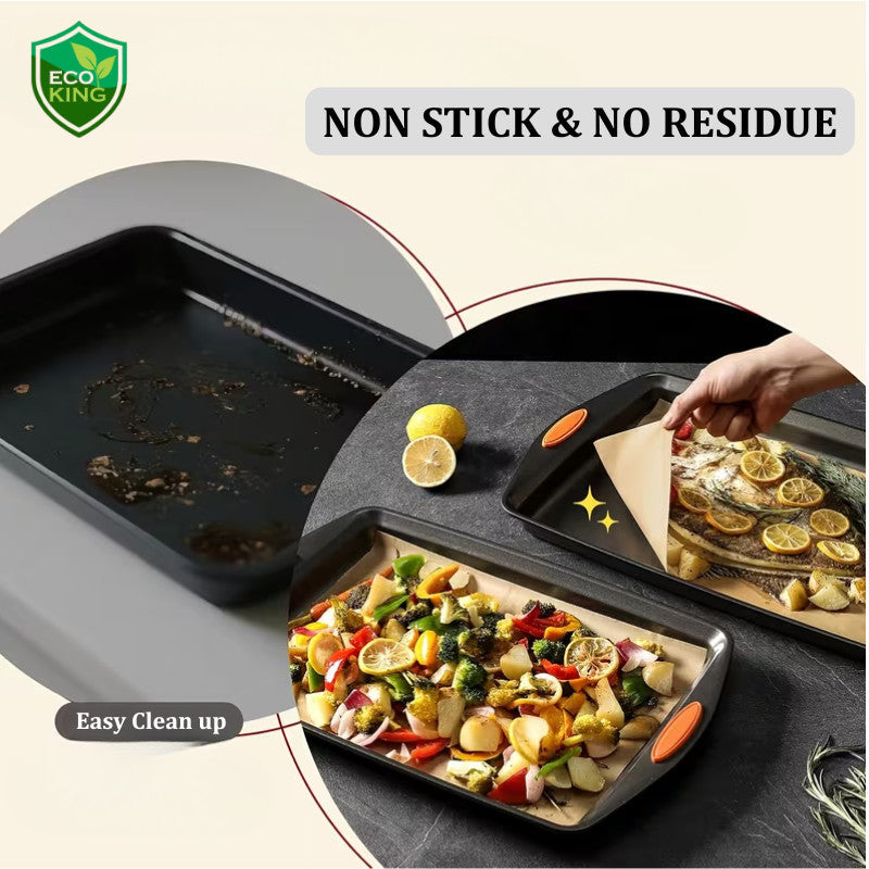 Eco King Baking Paper Non-Stick Parchment Paper Roll Greaseproof Heat-Resistant Paper Roll
