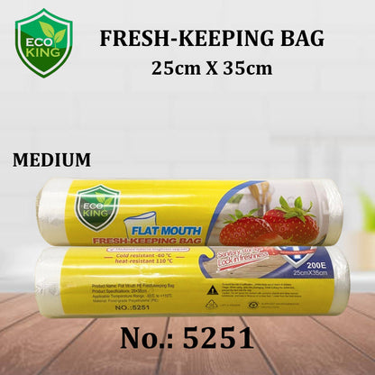Eco King Multipurpose Fresh Keeping Bags Reusable Food Storage Bags Kitchen & Refrigerator Organizer