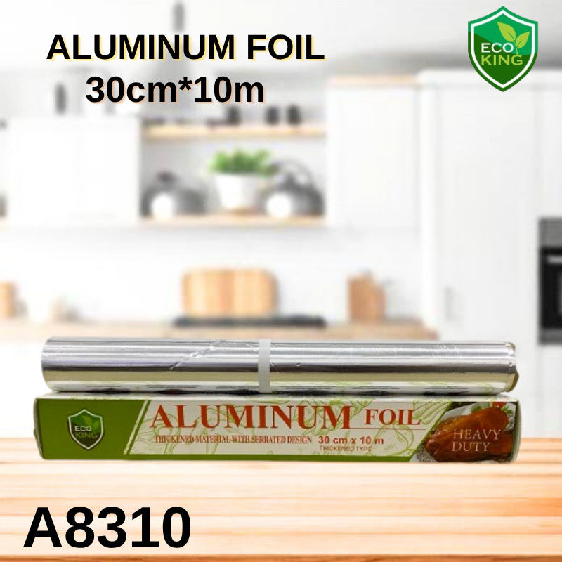 Eco King Aluminum Foil Food Wrap Multipurpose Barbecue Wrap For Baking, Cooking & Food Preservation