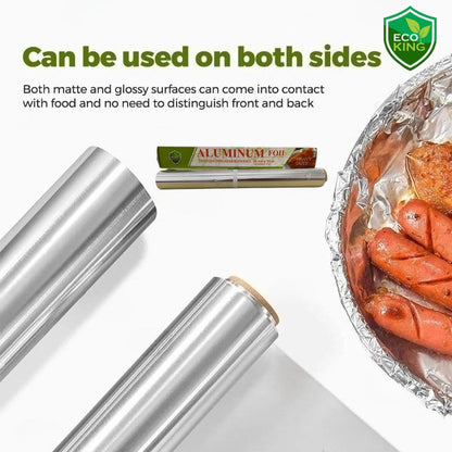 Eco King Aluminum Foil Food Wrap Multipurpose Barbecue Wrap For Baking, Cooking & Food Preservation