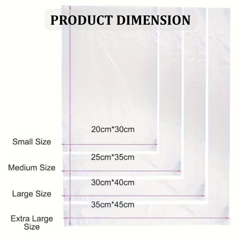 Eco King Multipurpose Fresh Keeping Bags Reusable Food Storage Bags Kitchen & Refrigerator Organizer
