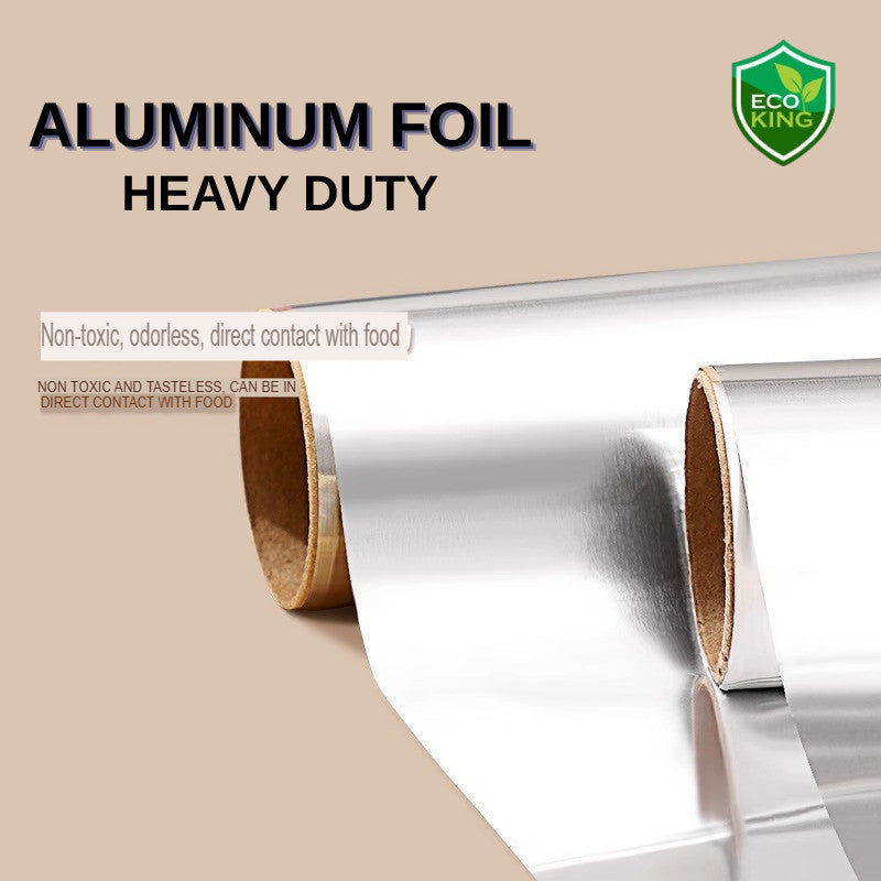 Eco King Aluminum Foil Food Wrap Multipurpose Barbecue Wrap For Baking, Cooking & Food Preservation
