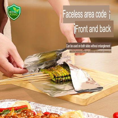 Eco King Aluminum Foil Food Wrap Multipurpose Barbecue Wrap For Baking, Cooking & Food Preservation