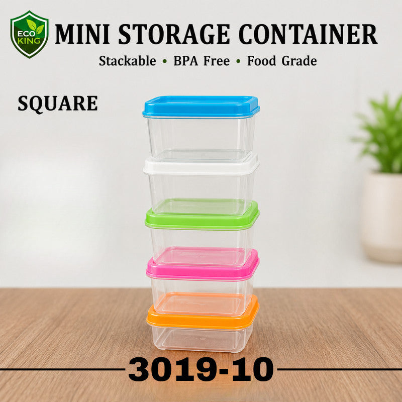 Eco King 60ML Mini Storage Box Food Grade Sauce Container Supplement Seasoning Sauce Container Set