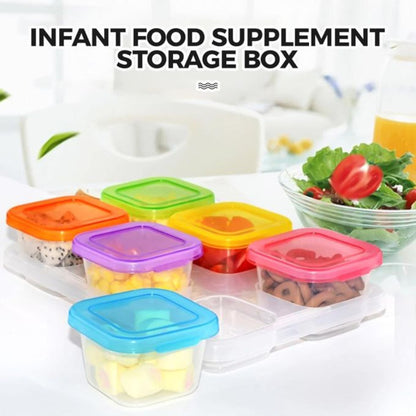 Eco King 60ML Mini Storage Box Food Grade Sauce Container Supplement Seasoning Sauce Container Set