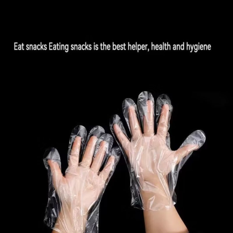 Eco King Polyethylene Plastic Disposable Gloves High Quality Food Grade Garden Kitchen Cooking