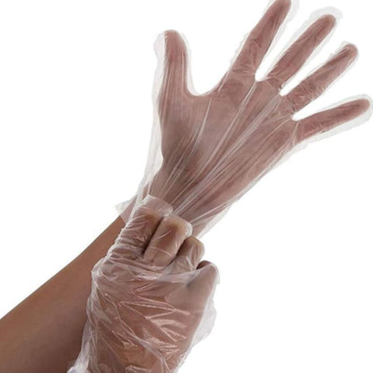 Eco King Polyethylene Plastic Disposable Gloves High Quality Food Grade Garden Kitchen Cooking