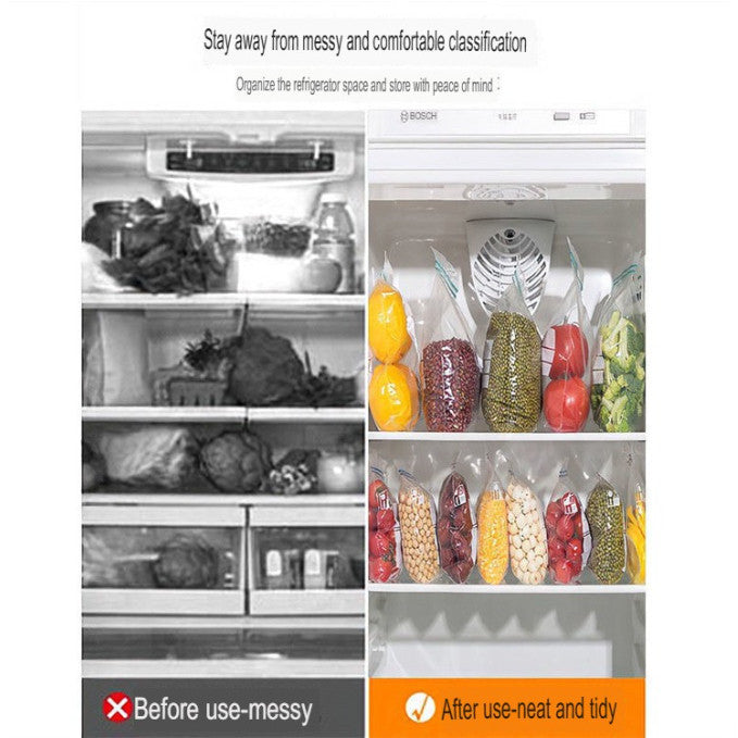 Eco King Zip Seal Food Storage Bags Resistant, Fresh Keeping Lock Durable and Reusable